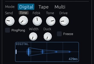 Digital Hermite Stereo Delay