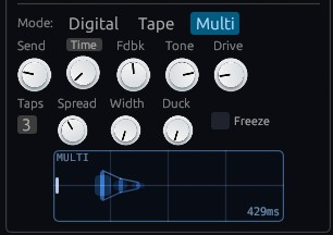 Multi-Tap Delay & Rhythmic Taps